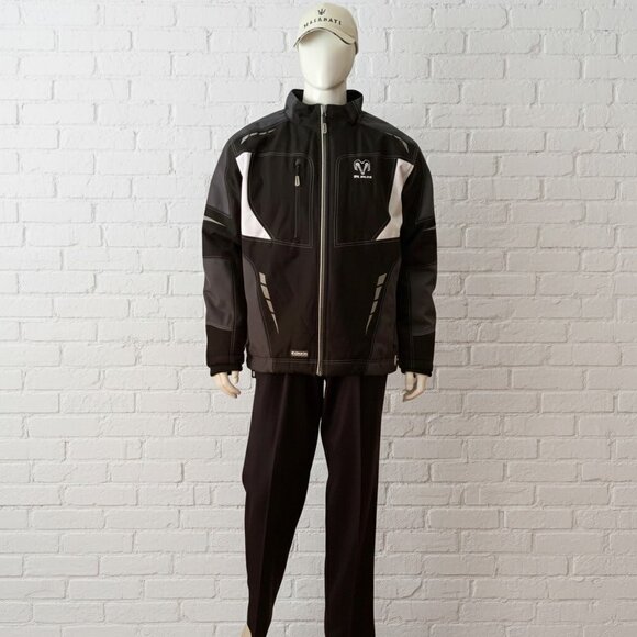 CHOKO Authentics Storm Shaker Men’s RAM Logo Black Gray Winter Jacket Coat - Picture 4 of 13